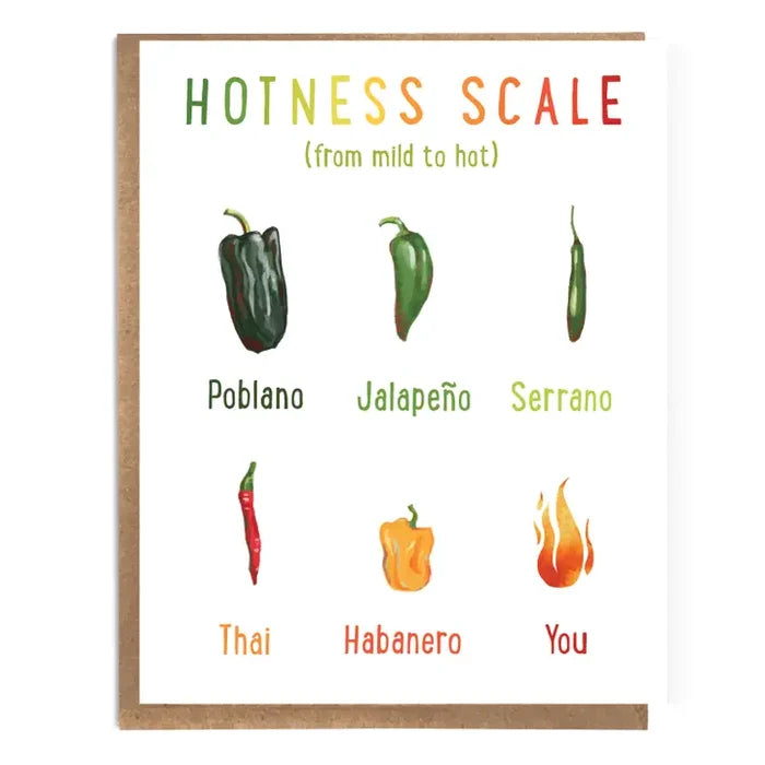 Hot Chili Pepper Card
