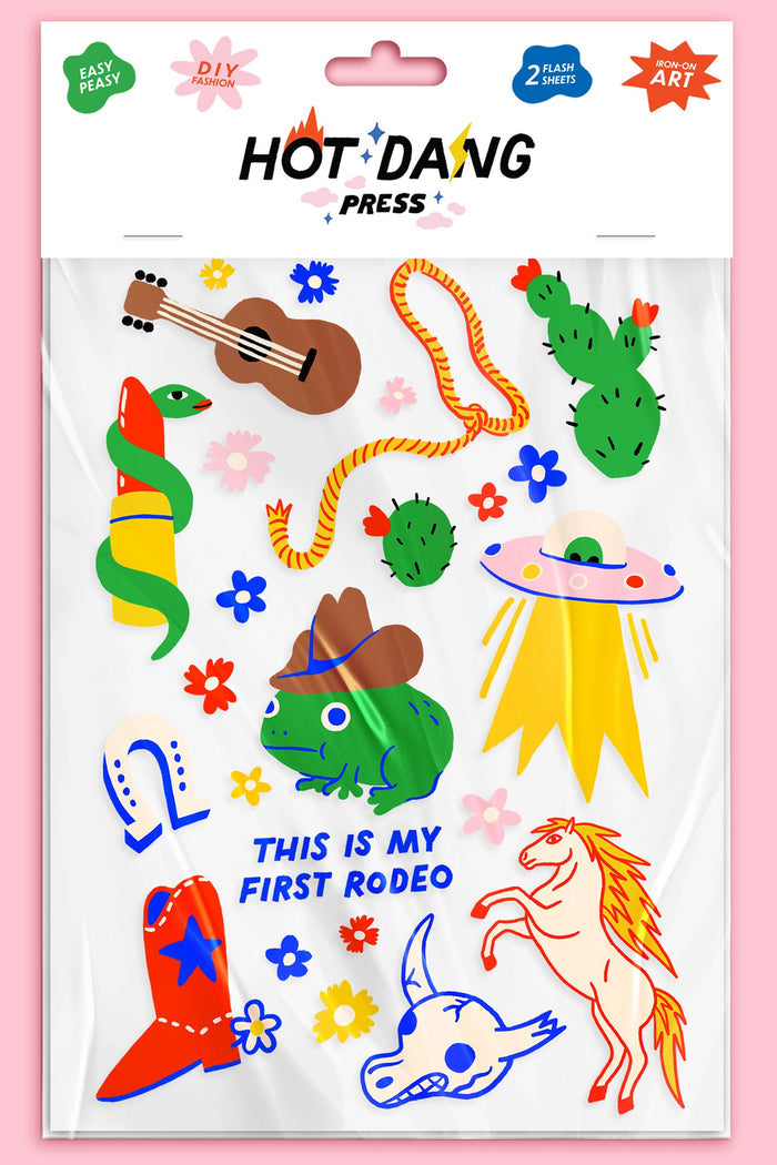 Hot Dang Press Iron-On Art Sheets