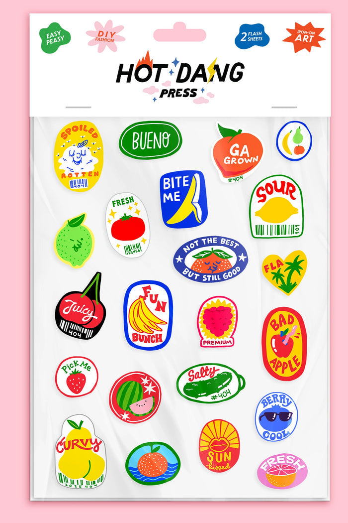 Hot Dang Press Iron-On Art Sheets