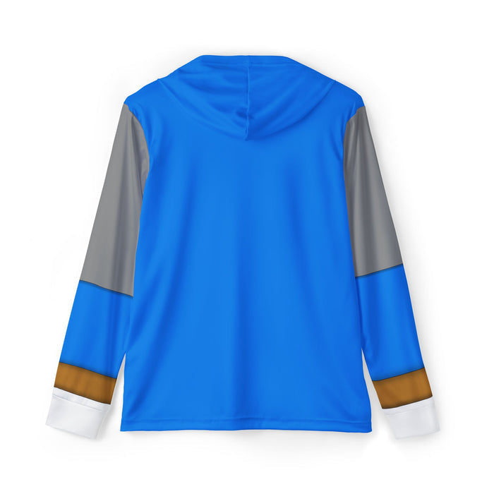 Hurricaneger Blue Hoodie (Full Print) Lightweight, Breathable, workout, pull over, fitness Hoodie (Full Print) Super Sentai Custom