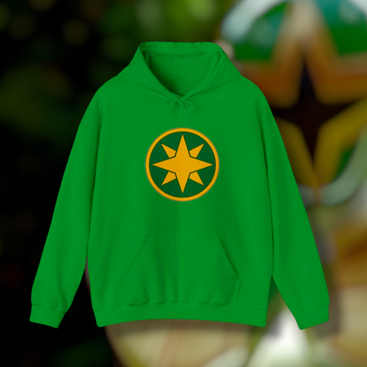 Hurricaneger Green Hoodie Super Sentai T Shirt Custom Graphic Art Cosplay Shirts Rangers Retro Vintage 90s