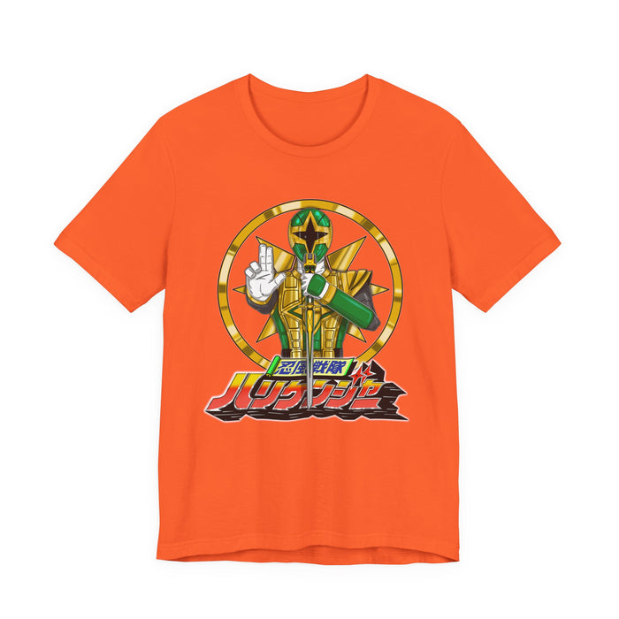 Hurricaneger Green Tee Super Sentai T Shirt Custom Graphic Art Cosplay Shirts Rangers Retro Vintage 90s