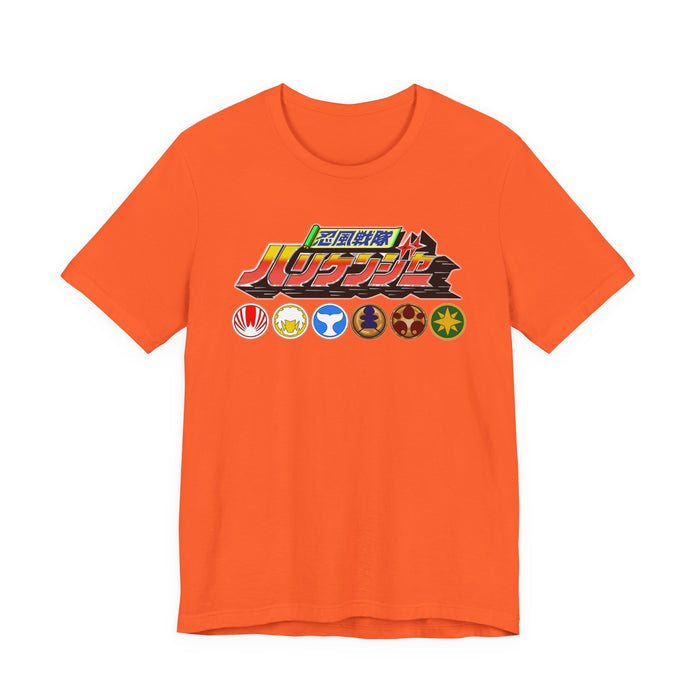 Hurricaneger Team Tee Super Sentai T Shirt Custom Graphic Art Cosplay Shirts Rangers Retro Vintage 90s