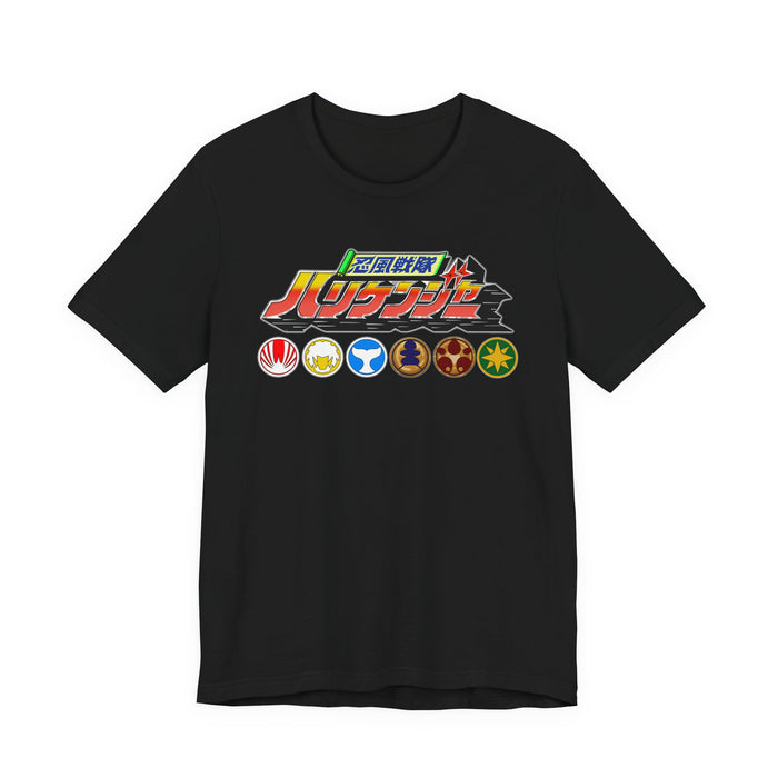 Hurricaneger Team Tee Super Sentai T Shirt Custom Graphic Art Cosplay Shirts Rangers Retro Vintage 90s