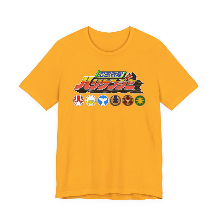 Hurricaneger Team Tee Super Sentai T Shirt Custom Graphic Art Cosplay Shirts Rangers Retro Vintage 90s