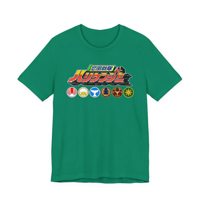 Hurricaneger Team Tee Super Sentai T Shirt Custom Graphic Art Cosplay Shirts Rangers Retro Vintage 90s