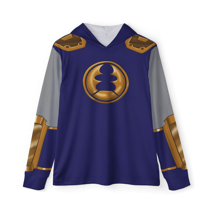 Hurricanger Blue Hoodie (Full Print) Lightweight, Breathable, workout, pull over, fitness Hoodie Super Sentai Custom