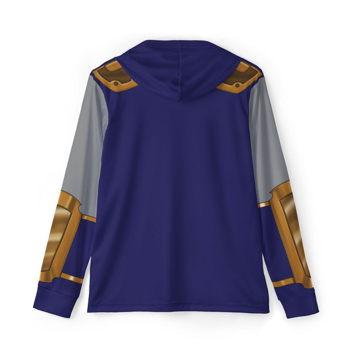 Hurricanger Blue Hoodie (Full Print) Lightweight, Breathable, workout, pull over, fitness Hoodie Super Sentai Custom
