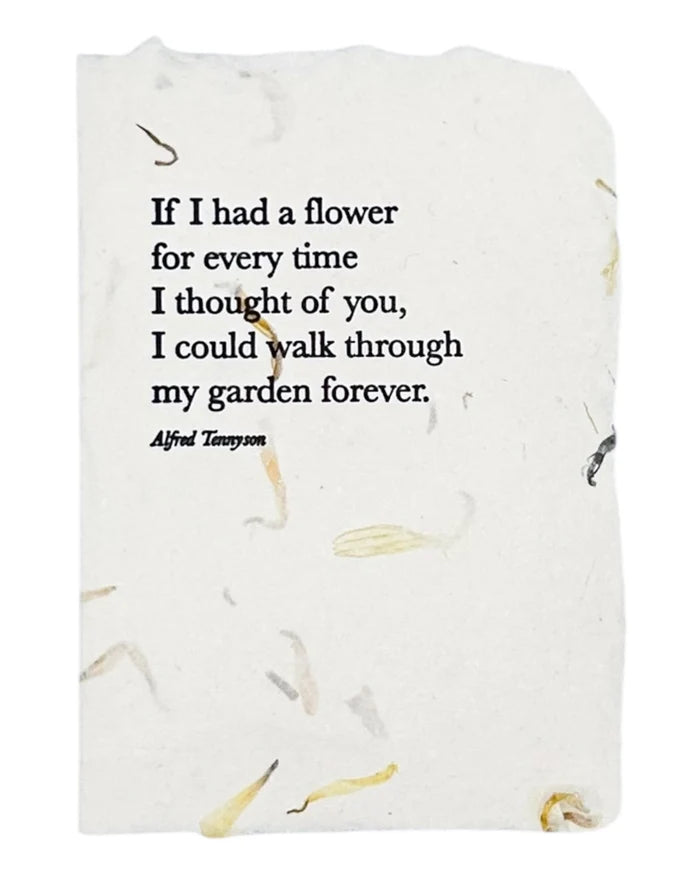 If I Had a Flower Card