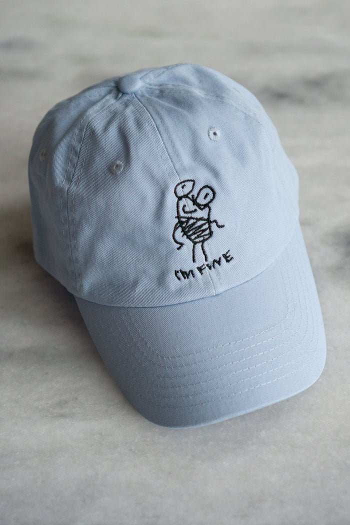 I'm Fine Dad Hat | Baby Blue