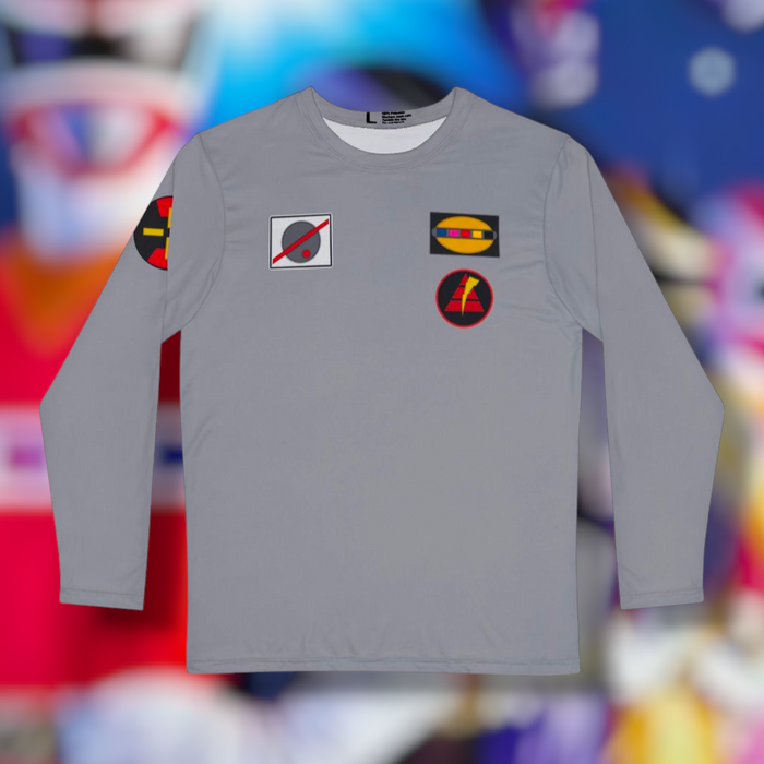 In Space Long Sleeve Shirt (Full Print) Custom Graphic Art Cosplay Shirts Rangers Retro Vintage 90s