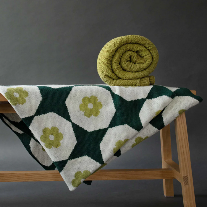 INDIA THROW - GREEN
