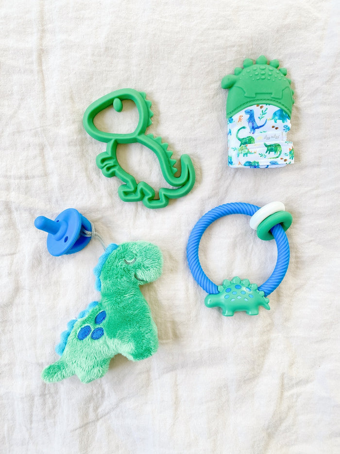 Itzy Mitt™ - Teething Mitt (Dino)