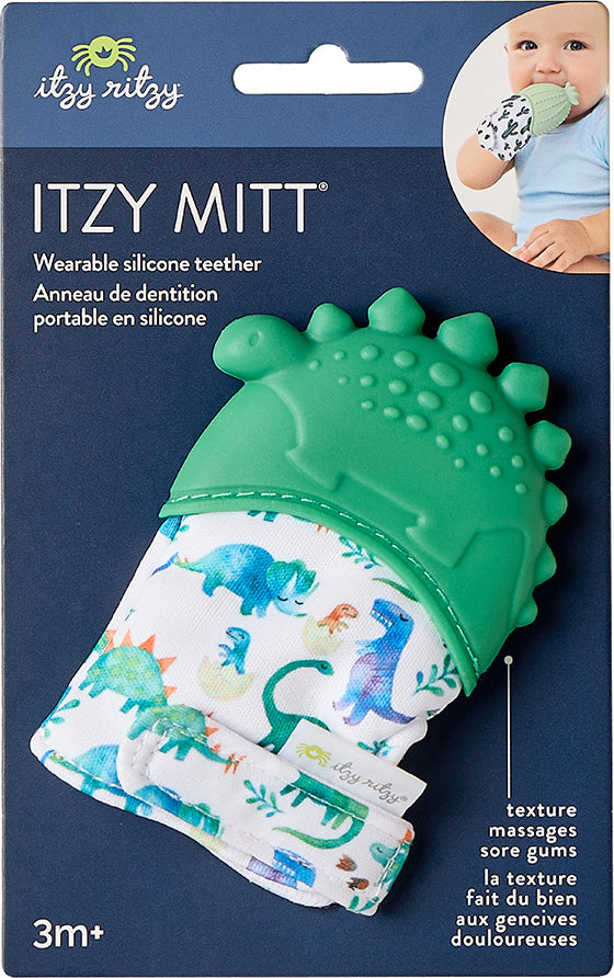 Itzy Mitt™ - Teething Mitt (Dino)