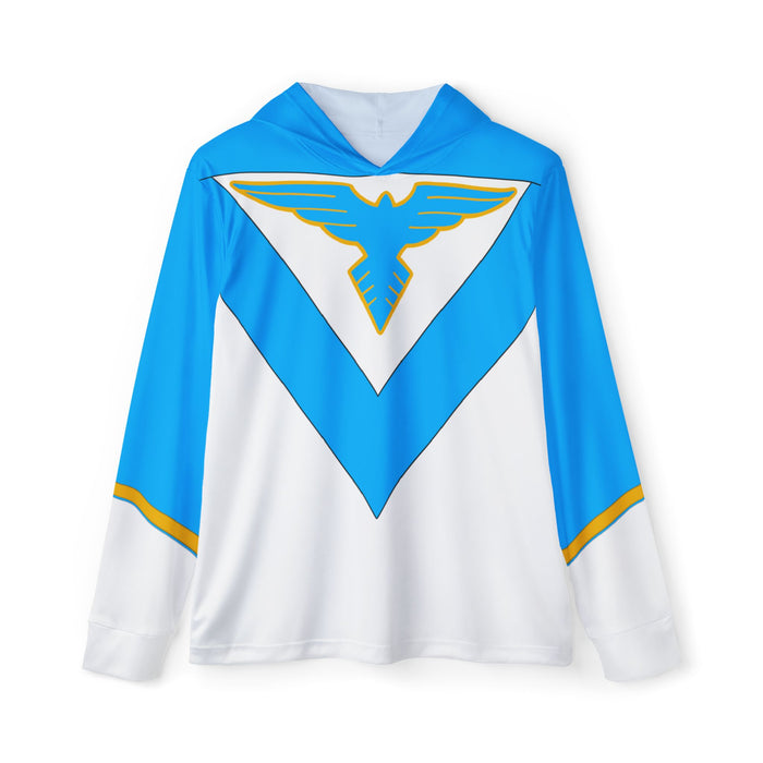 Jetman Blue Swallow Hoodie (Full Print) Lightweight, Breathable, workout, pull over, fitness Hoodie Super Sentai Custom