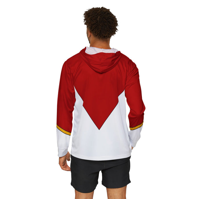Jetman Red Hawk Hoodie (Full Print) Lightweight, Breathable, workout, pull over, fitness Hoodie Super Sentai Custom