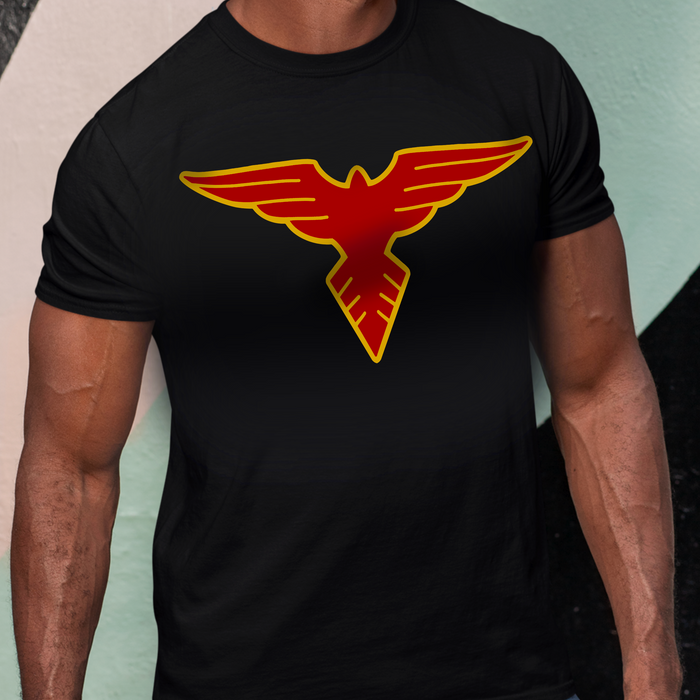 Super Sentai Inspired Jetman T shirt featuring Red ranger Red Hawk symbol