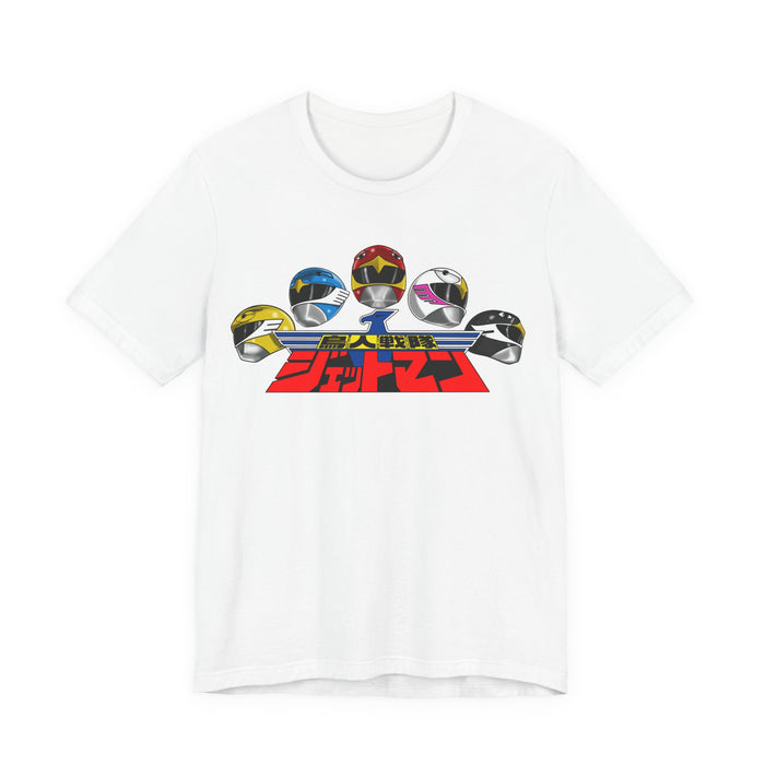 Jetman Team Tee Super Sentai T Shirt Custom Graphic Art Cosplay Shirts  Retro Vintage 90s