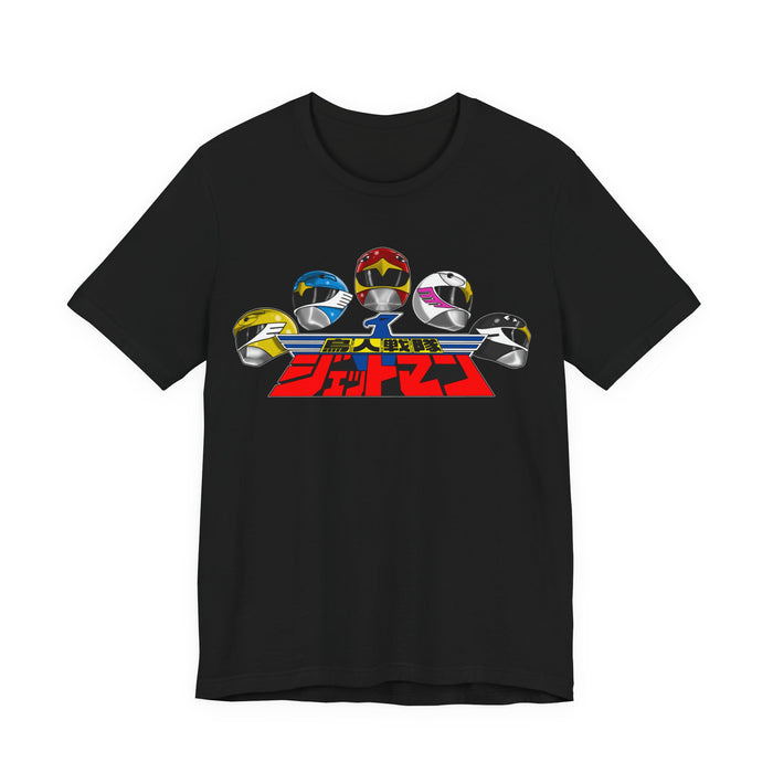 Jetman Team Tee Super Sentai T Shirt Custom Graphic Art Cosplay Shirts  Retro Vintage 90s