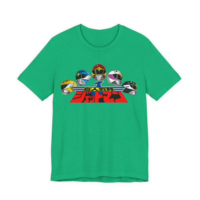 Jetman Team Tee Super Sentai T Shirt Custom Graphic Art Cosplay Shirts  Retro Vintage 90s