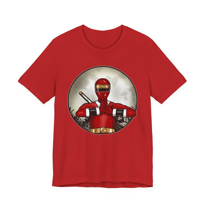 Kakuranger Red Super Sentai T Shirt Custom Graphic Art Cosplay Shirts Rangers Retro Vintage 90s Tee