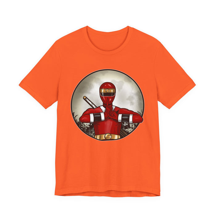 Kakuranger Red Super Sentai T Shirt Custom Graphic Art Cosplay Shirts Rangers Retro Vintage 90s Tee