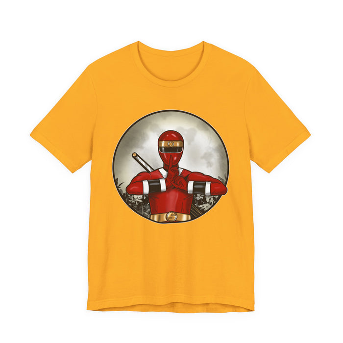 Kakuranger Red Super Sentai T Shirt Custom Graphic Art Cosplay Shirts Rangers Retro Vintage 90s Tee