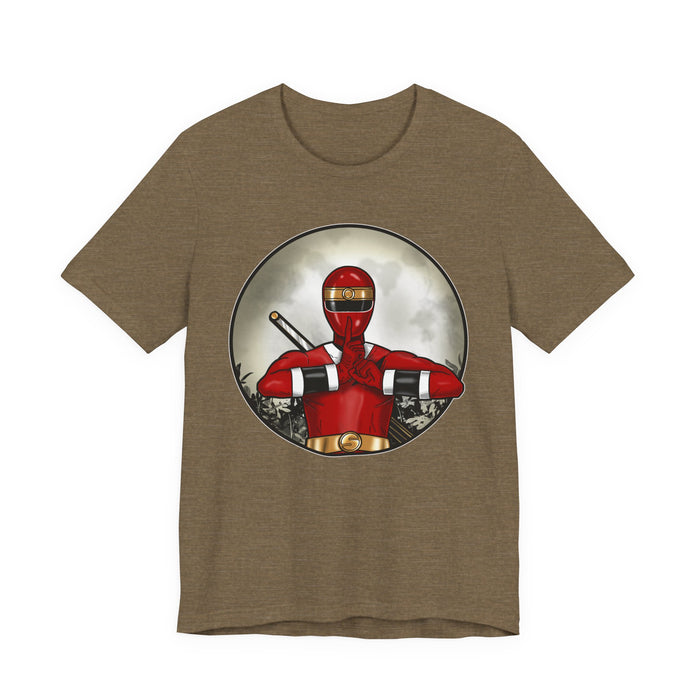 Kakuranger Red Super Sentai T Shirt Custom Graphic Art Cosplay Shirts Rangers Retro Vintage 90s Tee