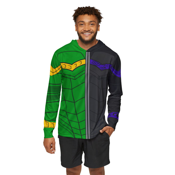 Kamen Rider Double Hoodie (Full Print) Super Sentai Lightweight, Breathable, workout, pull over, fitness Hoodie Super Sentai Custom