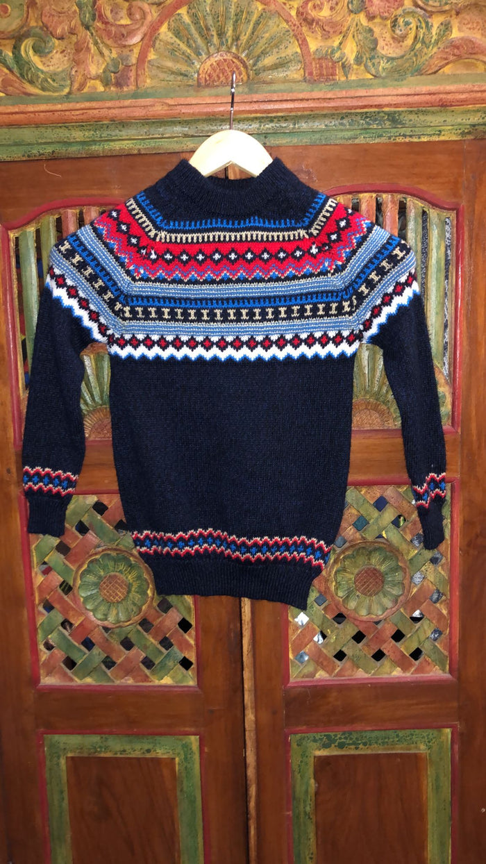 Kids Bolivian Alpaca Knit Jumper