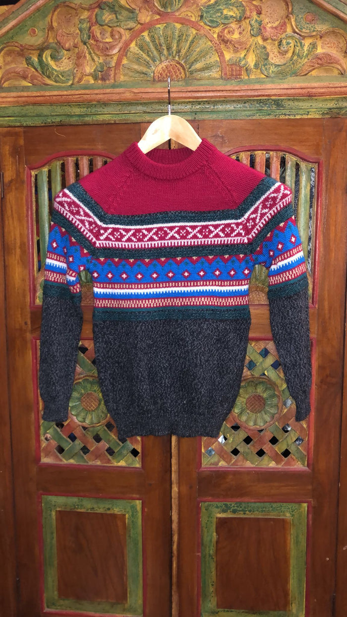 Kids Bolivian Alpaca Knit Jumper
