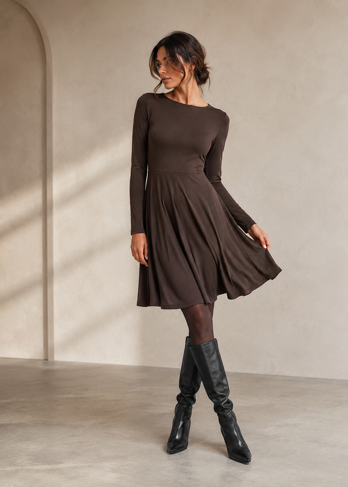 Kleid „Soraya“ braun