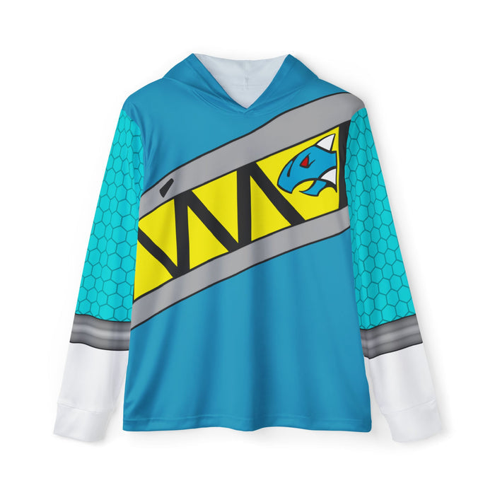 Kyoryuger Aqua Hoodie (Full Print) Lightweight, Breathable, workout, pull over, fitness Hoodie Super Sentai Custom