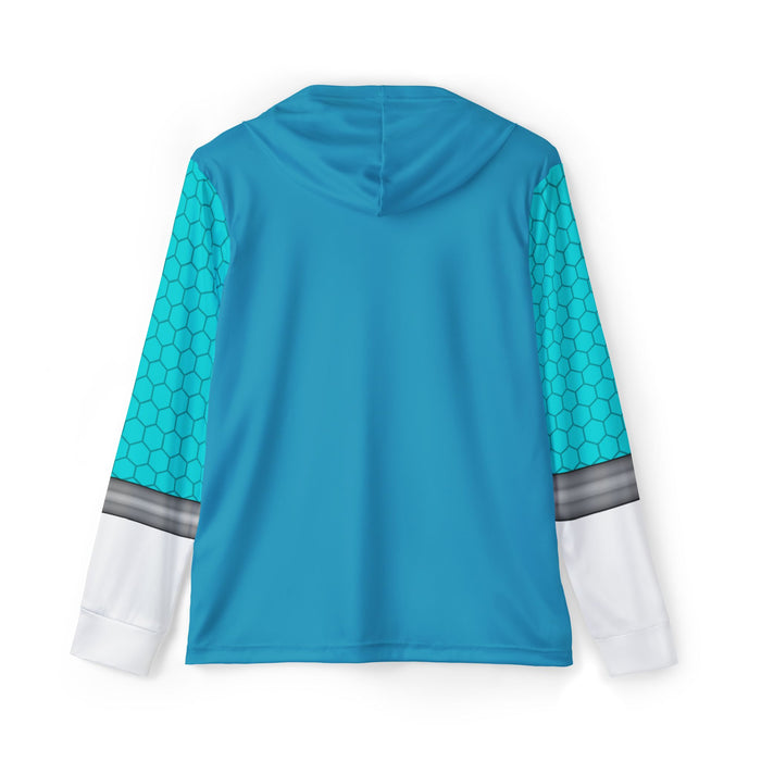Kyoryuger Aqua Hoodie (Full Print) Lightweight, Breathable, workout, pull over, fitness Hoodie Super Sentai Custom