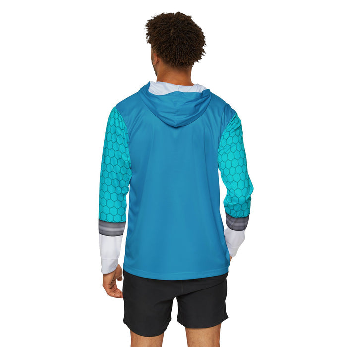 Kyoryuger Aqua Hoodie (Full Print) Lightweight, Breathable, workout, pull over, fitness Hoodie Super Sentai Custom