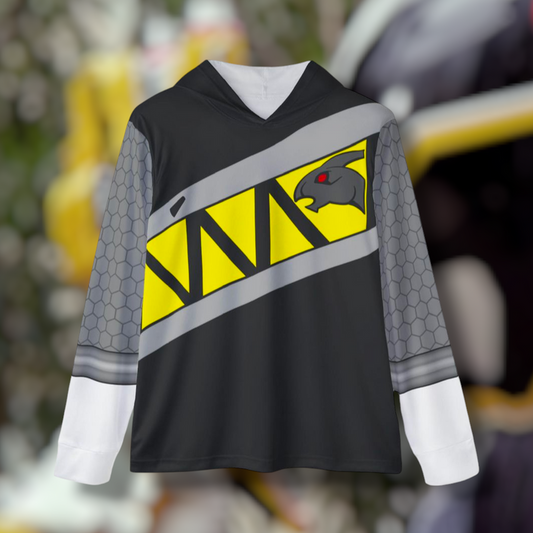 Kyoryuger Black Hoodie (Full Print) Lightweight, Breathable, workout, pull over, fitness Hoodie Super Sentai Custom