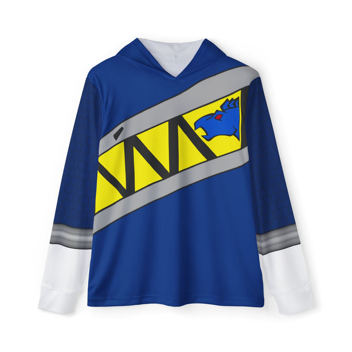 Kyoryuger Blue Hoodie (Full Print) Lightweight, Breathable, workout, pull over, fitness Hoodie Super Sentai Custom