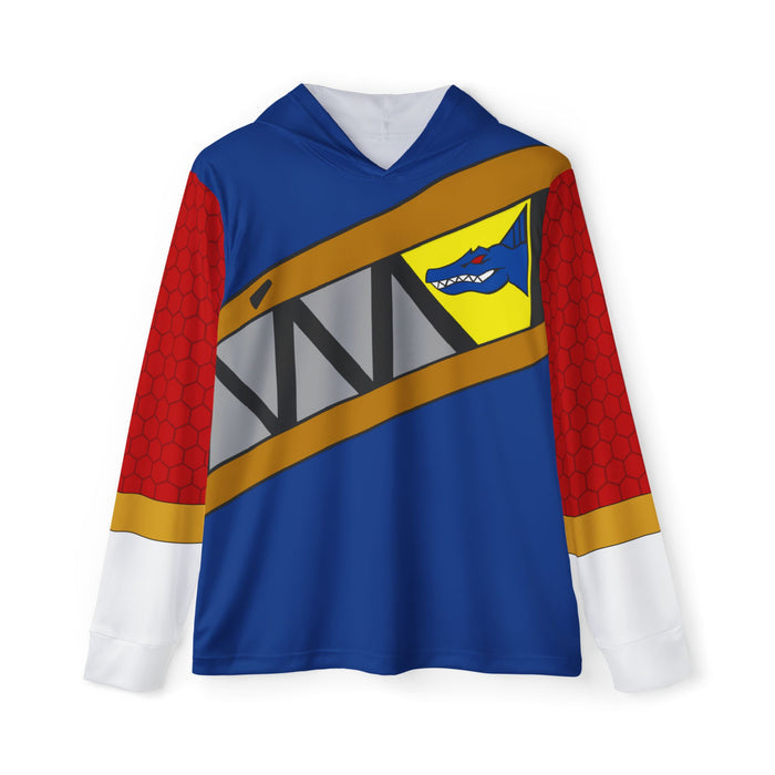 Kyoryuger DeathRyuger (GOLD) Hoodie (Full Print) Super Sentai Custom Lightweight, Breathable, Workout, Pull over, Fitness, Retro 90s