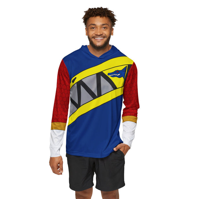 Kyoryuger DeathRyuger Hoodie (Full Print) Lightweight, Breathable, workout, pull over, fitness Hoodie Super Sentai Custom