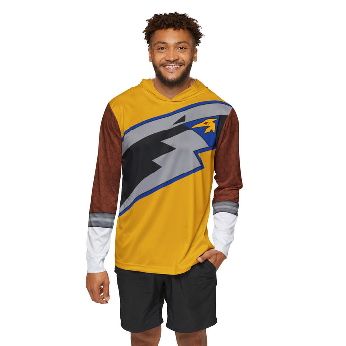 Kyoryuger Gold Hoodie (Full Print) Super Sentai Lightweight, Breathable, workout, pull over, fitness Hoodie Super Sentai Custom