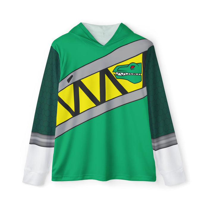 Kyoryuger Green Hoodie (Full Print)Lightweight, Breathable, workout, pull over, fitness Hoodie Super Sentai Custom