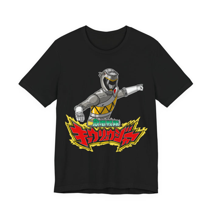 Kyoryuger Kyoryu Grey Tee Super Sentai T Shirt Custom Graphic Art Cosplay Shirts Rangers Retro Vintage 90s
