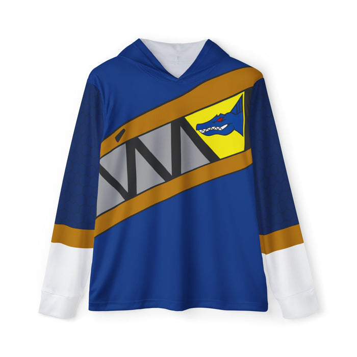 Kyoryuger Navy Hoodie (Full Print) Lightweight, Breathable, workout, pull over, fitness Hoodie Super Sentai Custom