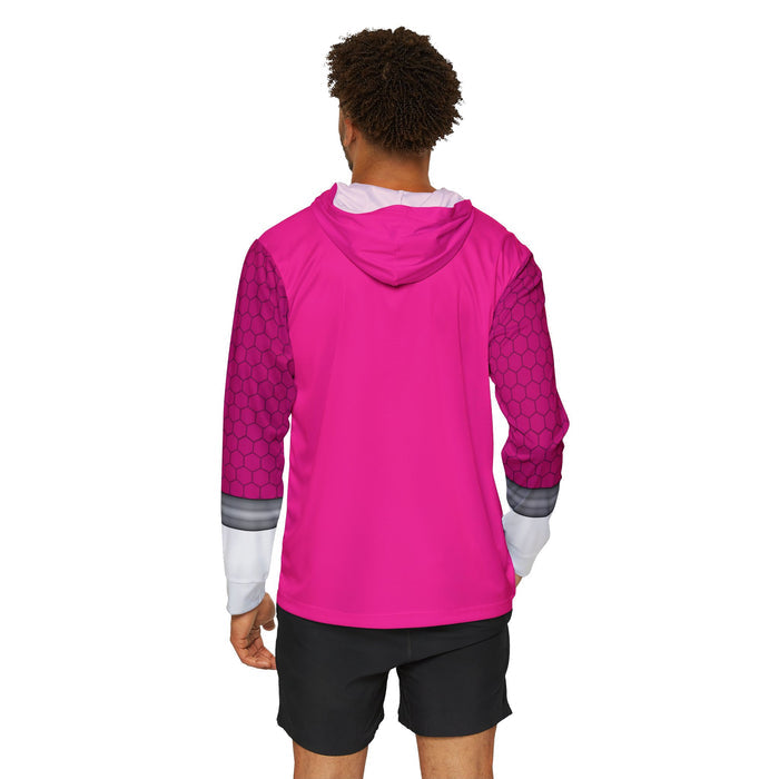 Kyoryuger Pink Hoodie (Full Print) Lightweight, Breathable, workout, pull over, fitness Hoodie Super Sentai Custom