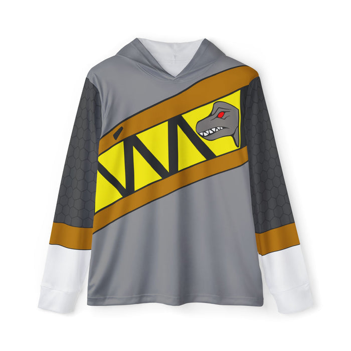 Kyoryuger Silver Hoodie (Full Print) Lightweight, Breathable, workout, pull over, fitness Hoodie Super Sentai Custom