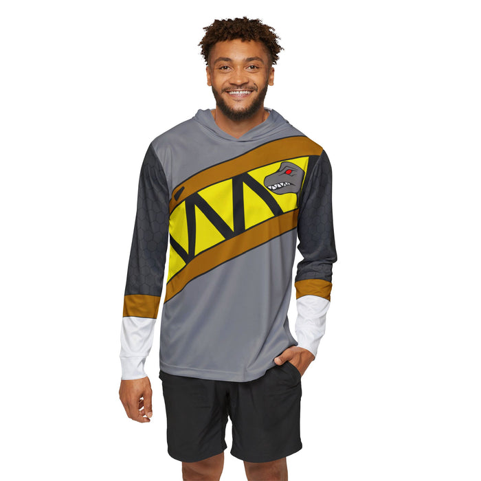 Kyoryuger Silver Hoodie (Full Print) Lightweight, Breathable, workout, pull over, fitness Hoodie Super Sentai Custom