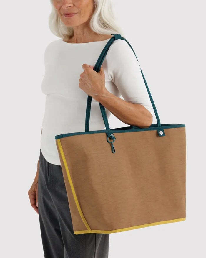 LARGE NYLON REVERSIBLE TOTE - DEEP SEA MIX