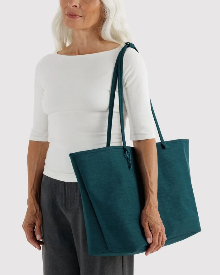 LARGE NYLON REVERSIBLE TOTE - DEEP SEA MIX