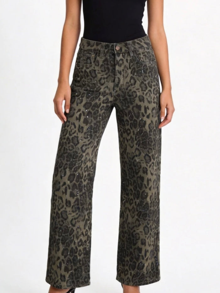 Leo Jeans mit Strasssteinen