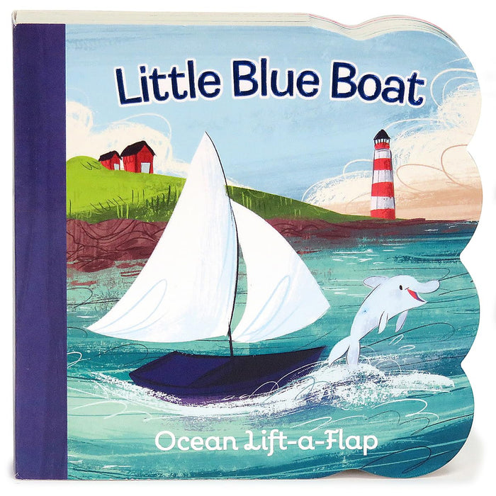 Little Blue Boat Chunky Flap Board Book